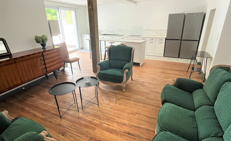 Chambre avec parties communes